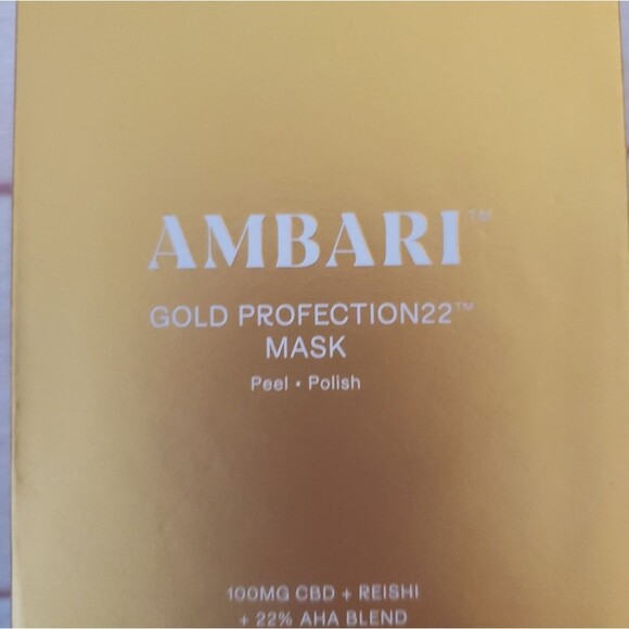 Ambari Gold Profection 22 Facial Mask Peel Alpha-Hydroxy Clean Beauty 1 fl. oz. - Picture 11 of 12